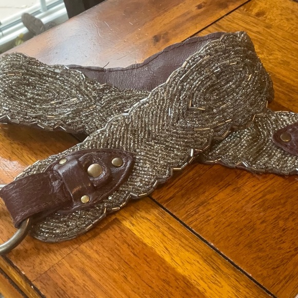Awesome Anthropologie jasper & Jeera beaded belt - Picture 3 of 7